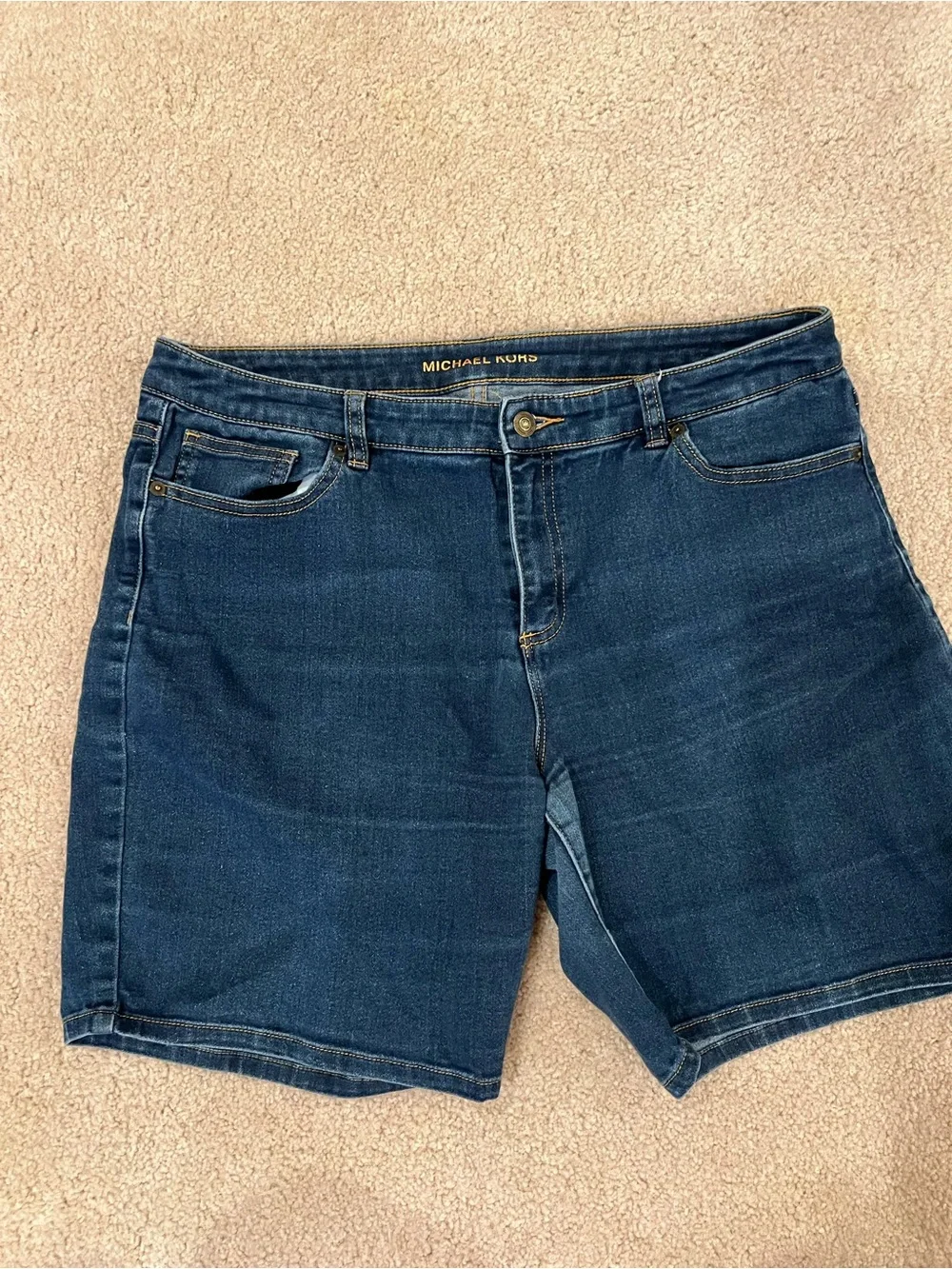 Michael Kors Denim Blue Jean Bermuda Shorts ❤️